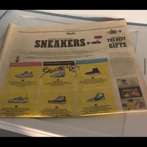 Signed blazendary newspaper.